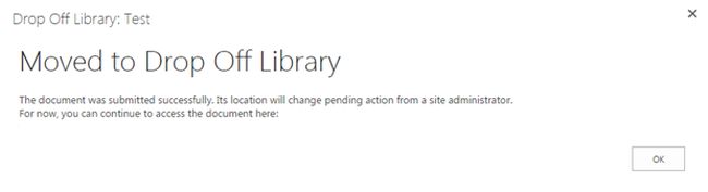 move to drop off library